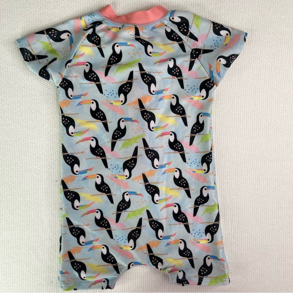 Baby Girl Swimwear One Peace Beach Summer Pool Size 6-9 Months - Picture 3 of 4